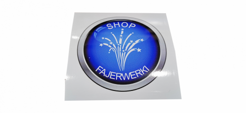 Wlepka firmowa Fajerwerki shop