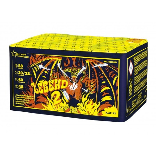 Wyrzutnia Legend 2 - 58 strzałów 0,8"/1"