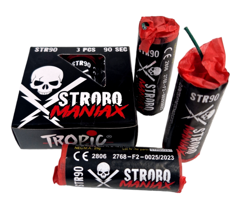 Stroboskop Maniax STR90 - 3 sztuki 90 sekund