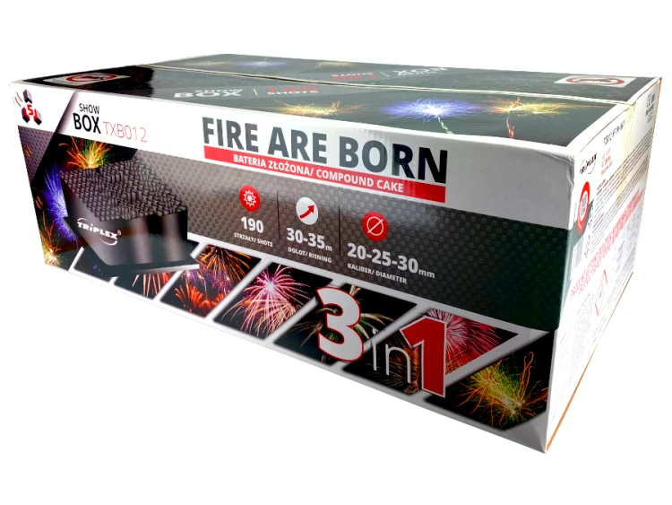 Compound Fire Are Born 190 strzałów 0,8"-1,2"