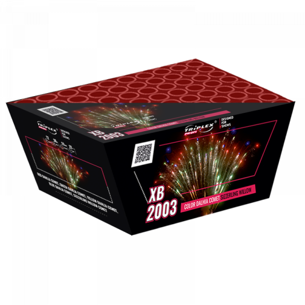Wyrzutnia XB2003 Color Dalhia Comet to Sizzling Willow 72 strzały 0,8"