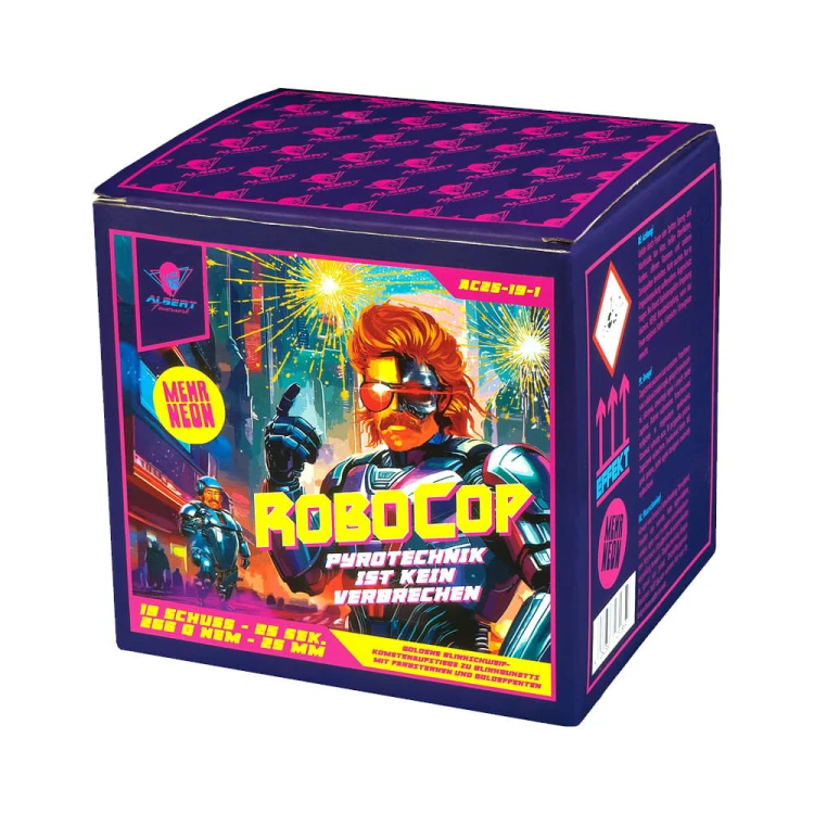 Wyrzutnia Robocop 19 strzałów 1"