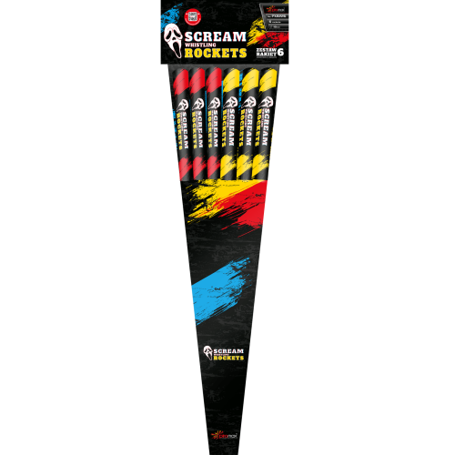 Rakiety Scream Rocket PXR226 - 6 sztuk