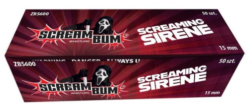 Race Scream Bum Screaming Sirene ZBS600 Gwizd - 50 sztuk