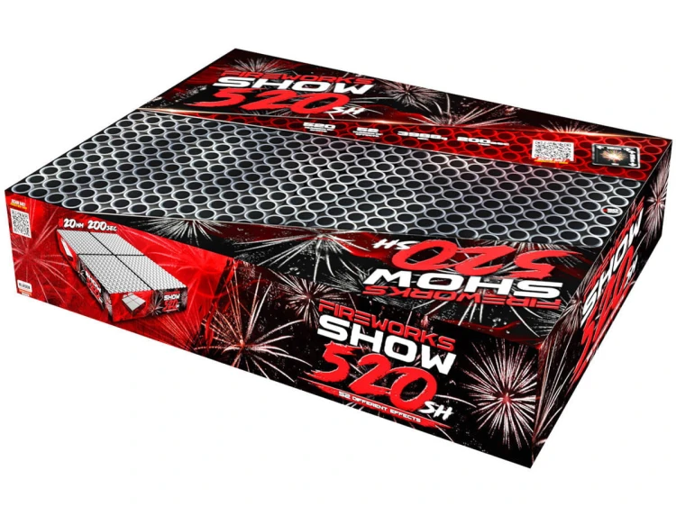 Compound C52020F/C Fireworks Show 520 strzałów 0,8"