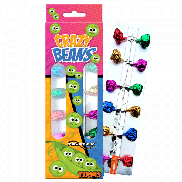Bateria Trzaskających Granulek Crazy Beans TXP943 Triplex