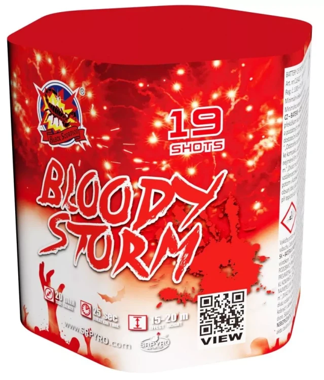 Wyrzutnia CLE4027 Bloody Storm 19 strzałów 0,8"