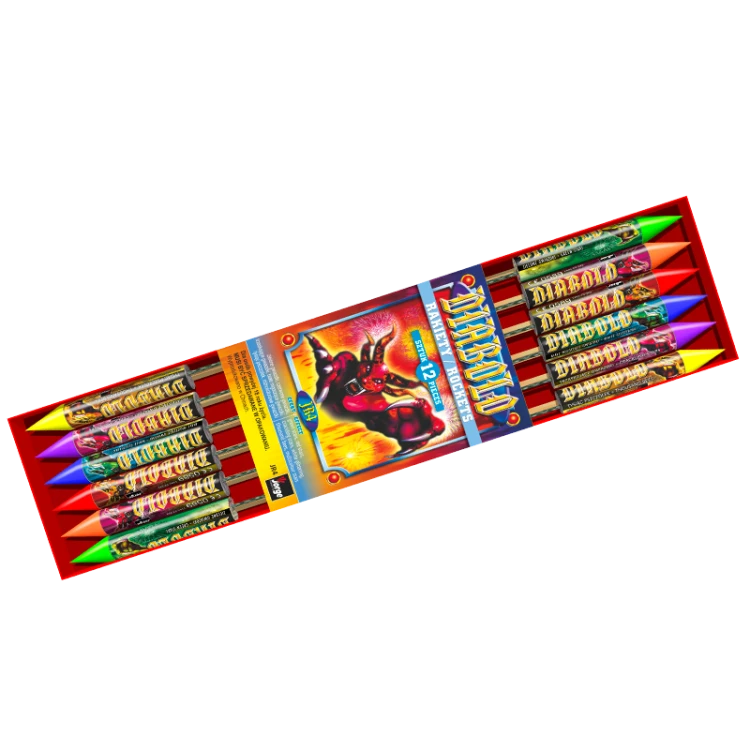 Rakiety Diabolo II JR4 - 12 sztuk