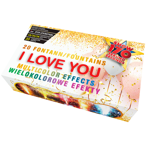 Compound Fontannowy JF59 I Love You Jorge