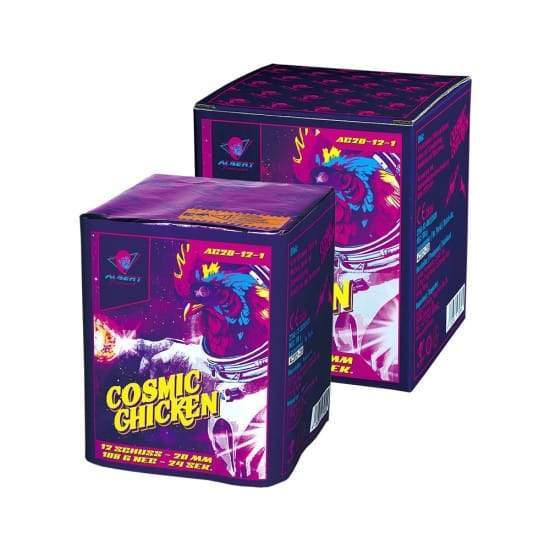 Wyrzutnia Cosmic Chicken 12 strzałów 0,8"