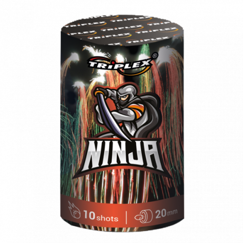 Wyrzutnia Ninja 10 strzałów 0,8"