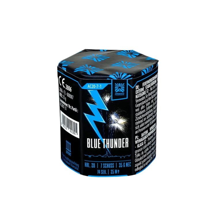 Wyrzutnia Blue thunder 7 strzałów 0,8"