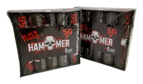Petardy Hammer 5G - 5 sztuk Black5
