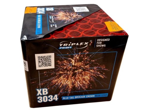 Wyrzutnia XB3034 Blue Tail Brocade Crown Blue Star 49 strzałów 1,2"
