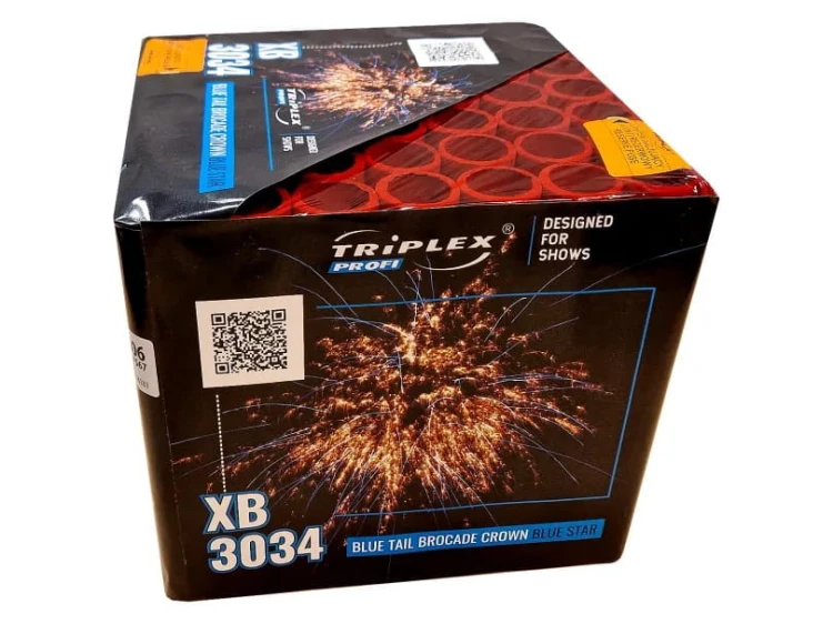 Wyrzutnia XB3034 Blue Tail Brocade Crown Blue Star 49 strzałów 1,2"
