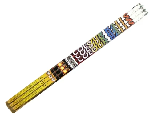 Rzymskie Ognie PXO212 - Colour Balls 6 sztuk 20 strzałów