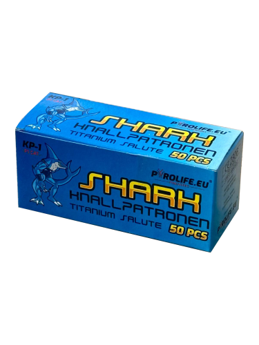 Race Knallpatronen Shark Titanium Salute 50 sztuk