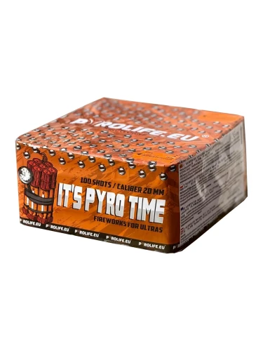 Wyrzutnia IT'S PYRO TIME 100 strzałów 20mm
