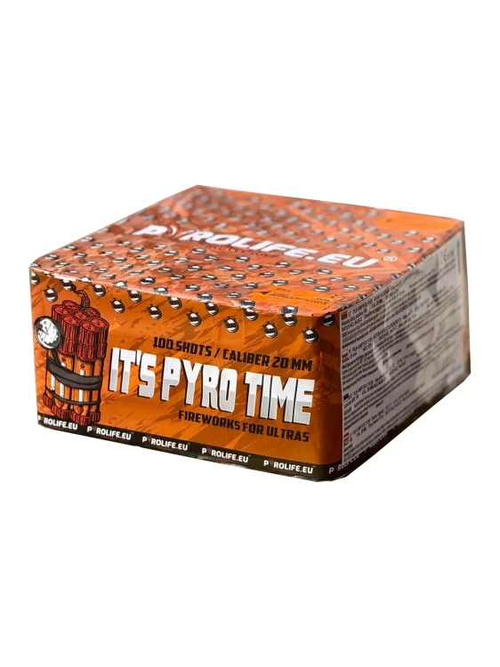 Wyrzutnia IT'S PYRO TIME 100 strzałów 20mm