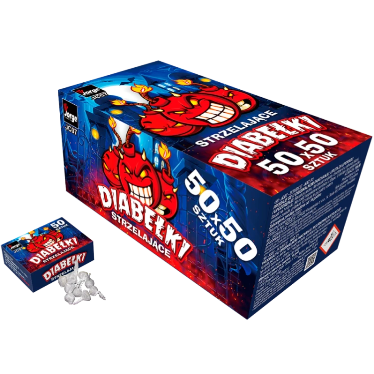 Diabełki JC07 Jorge  kartonik 50 x 50 sztuk