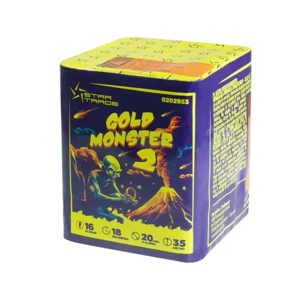 Wyrzutnia Gold Monster 2 - 16 strzałów 20 mm
