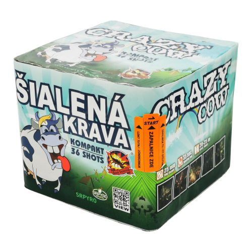 Wyrzutnia Crazy Cow 36 strzałów  1"
