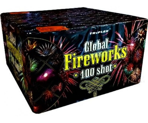 Wyrzutnia Global Fireworks 100 strzałów 1"