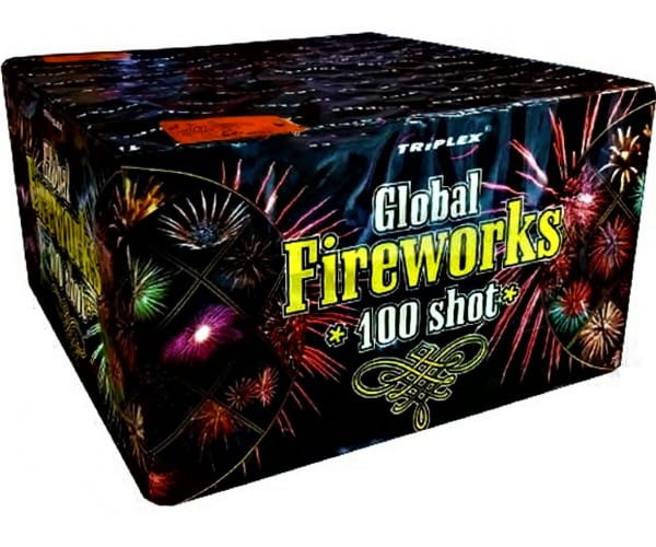 Wyrzutnia Global Fireworks 100 strzałów 1"