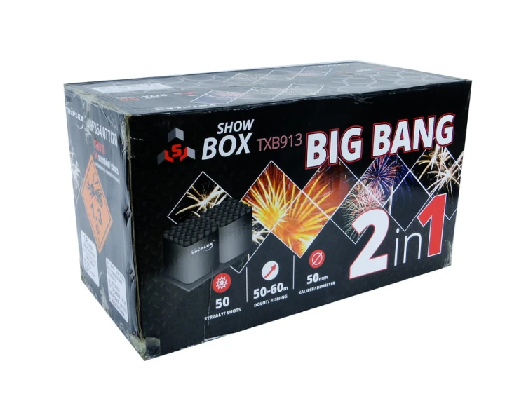Wyrzutnia Big Bang 50 strzałów  2"
