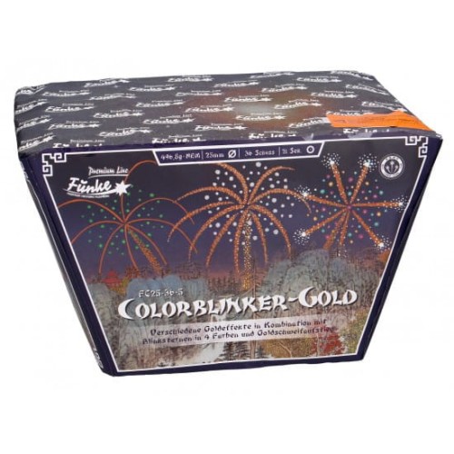 Wyrzutnia COLORBLINKER-GOLD  36 strzałów 1"