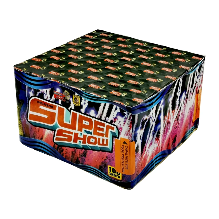 Wyrzutnia Super show 100 strzałów  0,8"