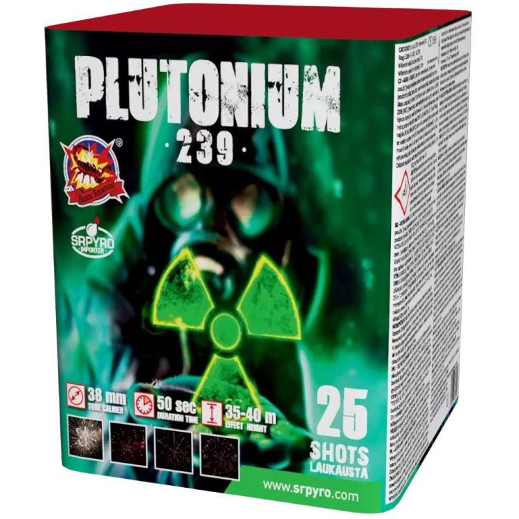 Wyrzutnia  Plutonium 25 strzałów 38 mm