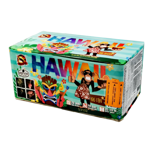 Wyrzutnia  Hawaii 66 strzałów 0,8"