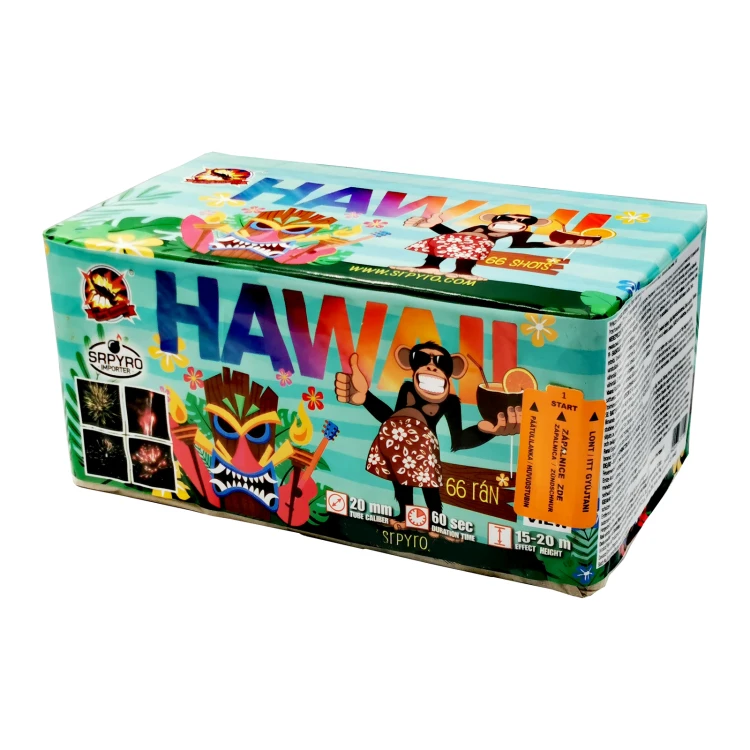 Wyrzutnia  Hawaii 66 strzałów 0,8"