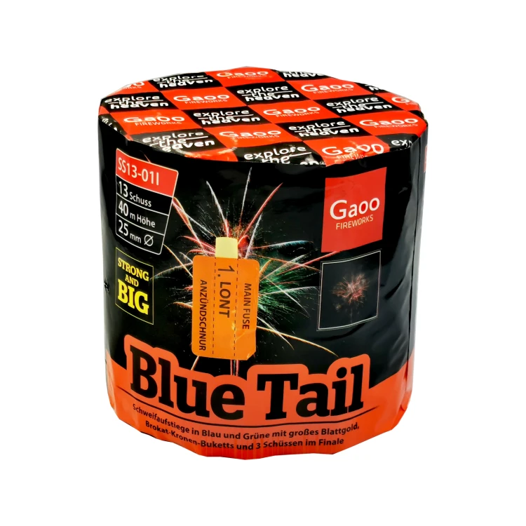 Wyrzutnia  Blue Tail 13 strzałów 1"