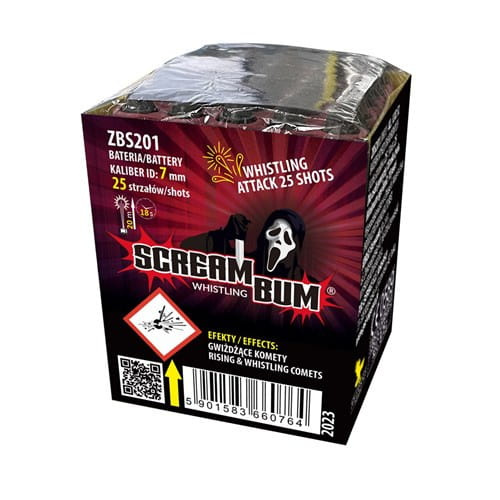 Wyrzutnia Scream bum ZBS201 /  25 strzałów