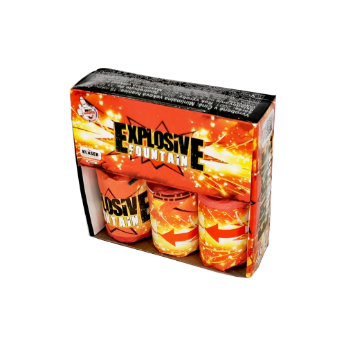 Wybuchowe Fontanny Explosive Fountain F10E 3 sztuki