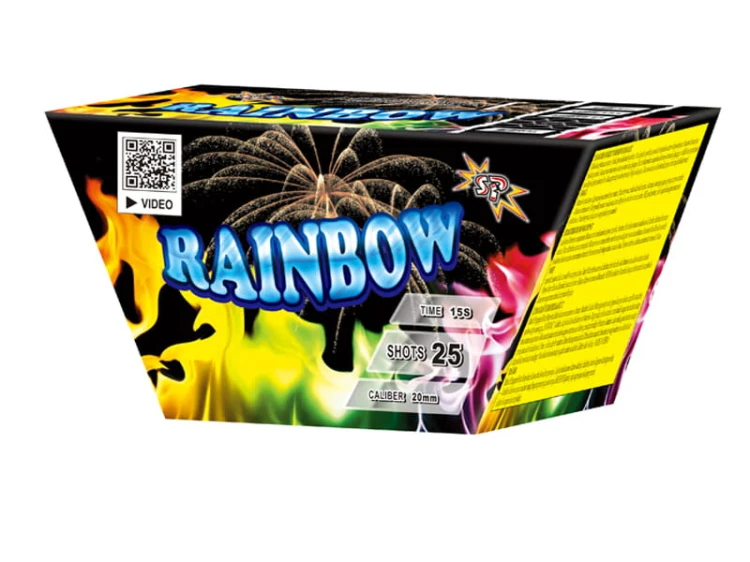 Wyrzutnia Rainbow 25 strzałów 0,8"