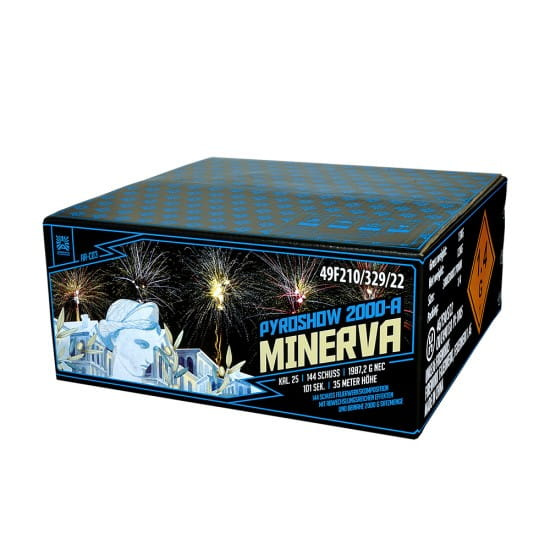 PYROSHOW 2000-A MINERVA 144 strzały 1"