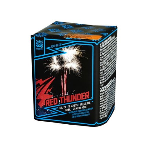 Wyrzutnia Red Thunder 16 strzałów 0,8"