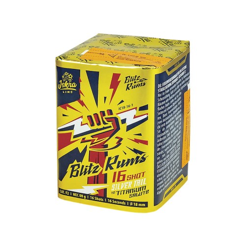 Wyrzutnia Blitz Rums hukowa 16 strzałów  18 mm