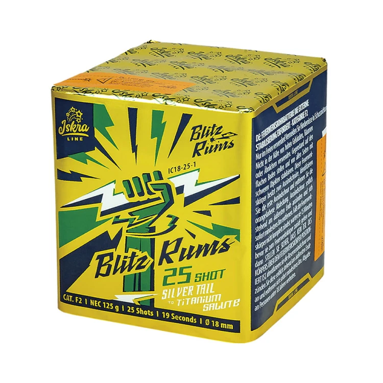 Wyrzutnia Blitz Rums hukowa 25 strzałów  18 mm