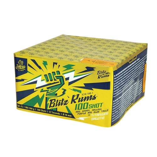 Wyrzutnia Blitz Rums hukowa 100 strzałów  18 mm