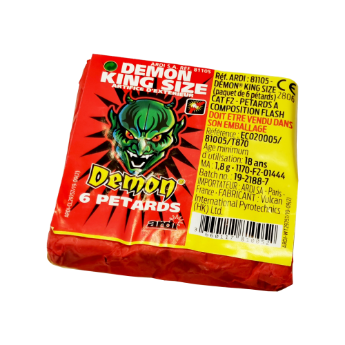 Petardy Demon King Size 6 sztuk