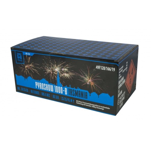 PYROSHOW 1000-B Tasmania  80 strzałów 20/25/30 mm