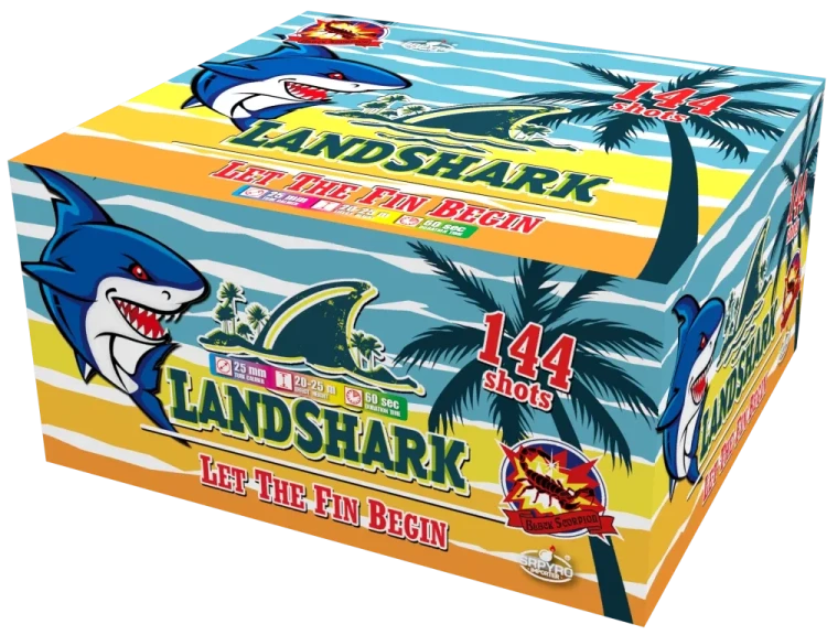 Wyrzutnia Landshark 144 strzały 1"