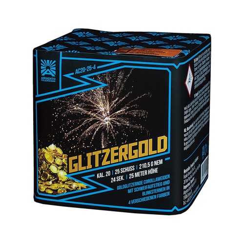 Wyrzutnia Glitzergold 25 strzałów 0,8"