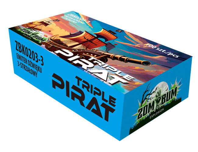 Petardy Triple Pirat ZomBum ZBK0203-3 P1- 100 sztuk