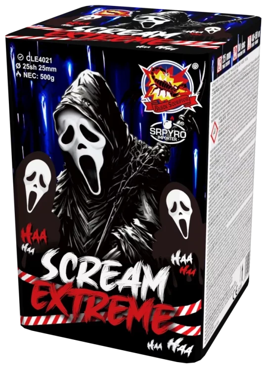 Wyrzutnia Scream Extreme 25 strzałów 1"