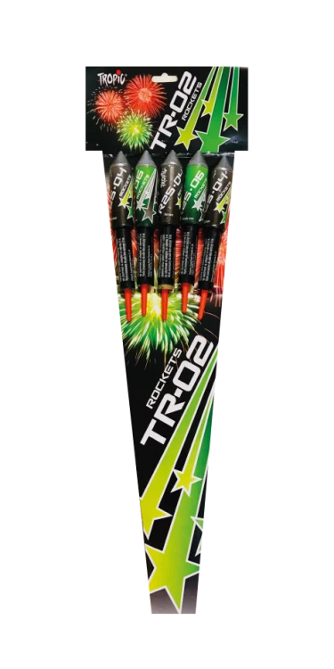 Zestaw rakietek TR-02 Tropic 5 sztuk